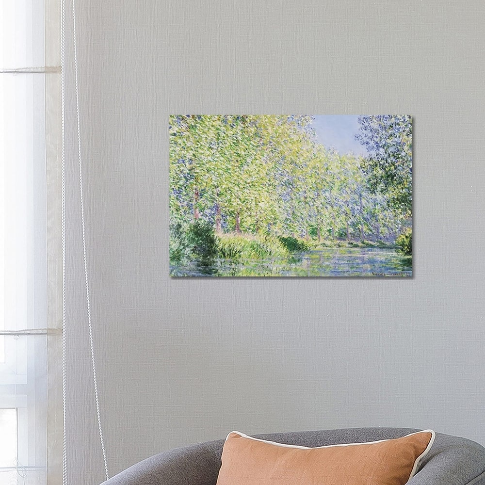 iCanvas "The Epte River Near Giverny" by Claude Monet Canvas Print