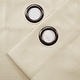 preview thumbnail 9 of 30, Porch & Den Limpus Faux Linen Grommet Top Blackout Curtain Panel