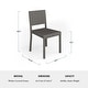 preview thumbnail 12 of 21, Martha Stewart 7pc Rattan Patio Dining Set - 6 Chairs, Table - 62"D x 39"W x 30"H