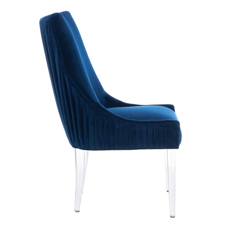 SAFAVIEH Couture Vesile Acrylic Leg Dining Chair - 22"W x 28"D x 38"H