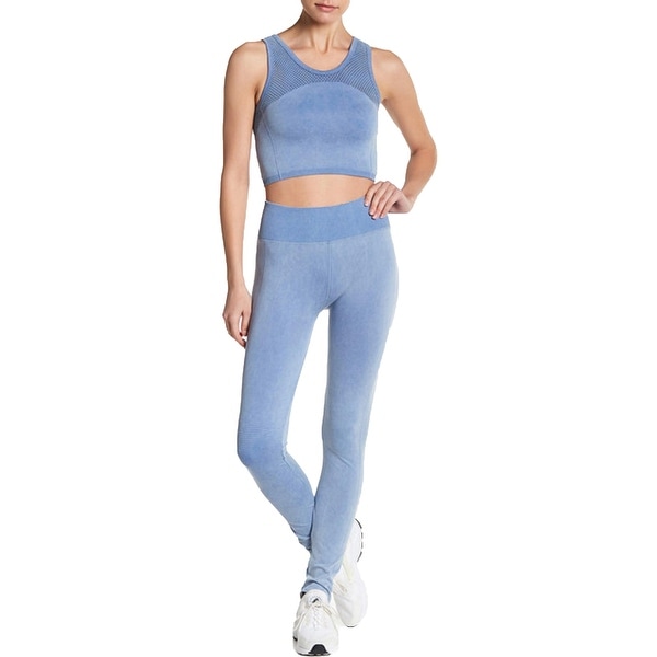 Splendid Women's Distressed Seamless Activewear Moto Fitness Leggings. Opens flyout.
