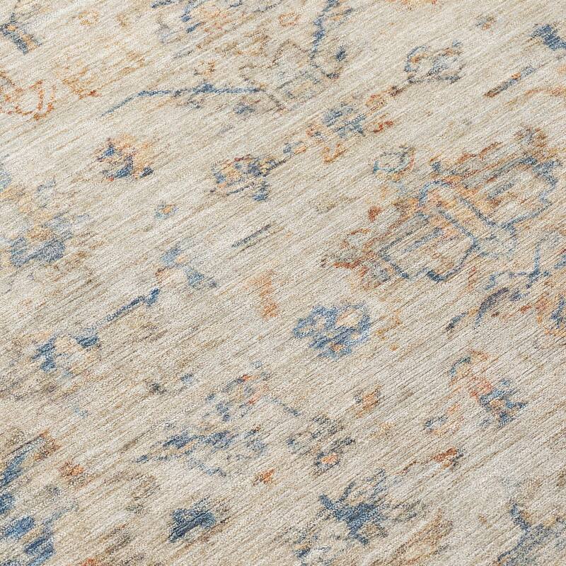 Machine Washable Indoor/ Outdoor Traditional Chelsea Chantille Rug