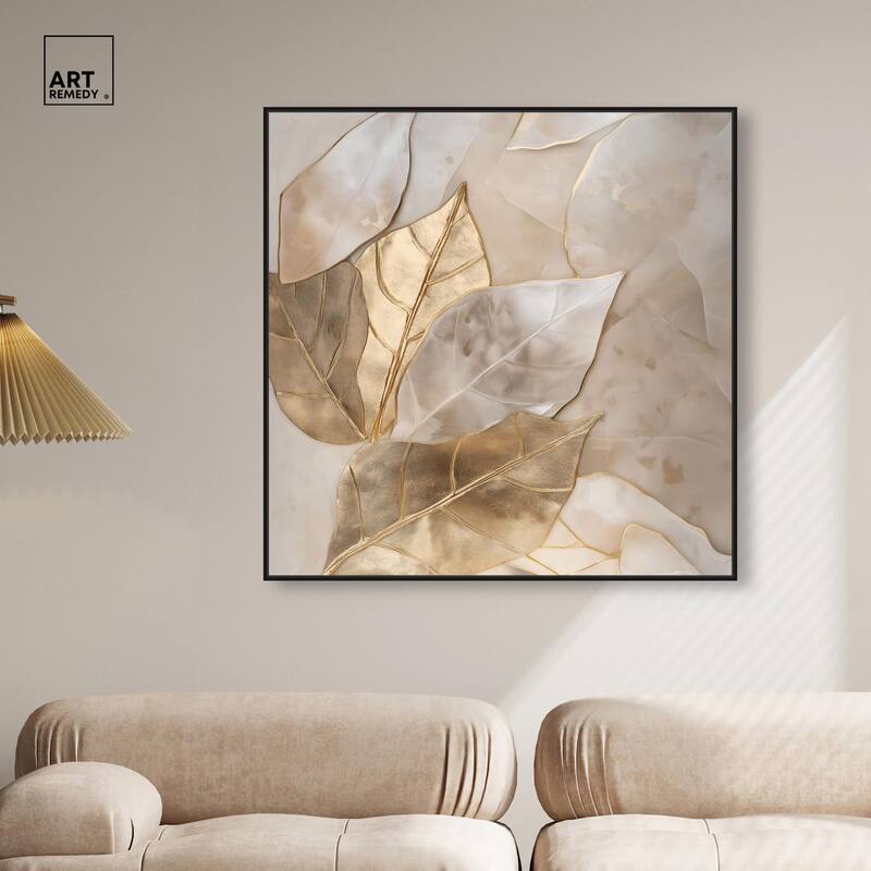 Golden Boughs Canvas by Art Remedy