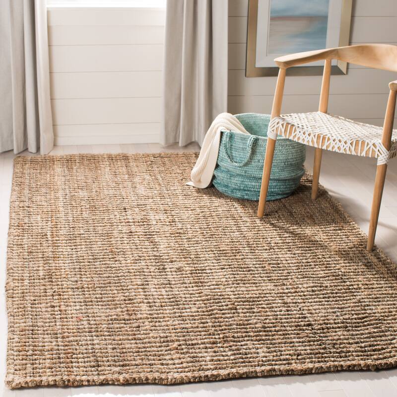 SAFAVIEH Jerneja Handmade Solid Chunky Jute Area Rug
