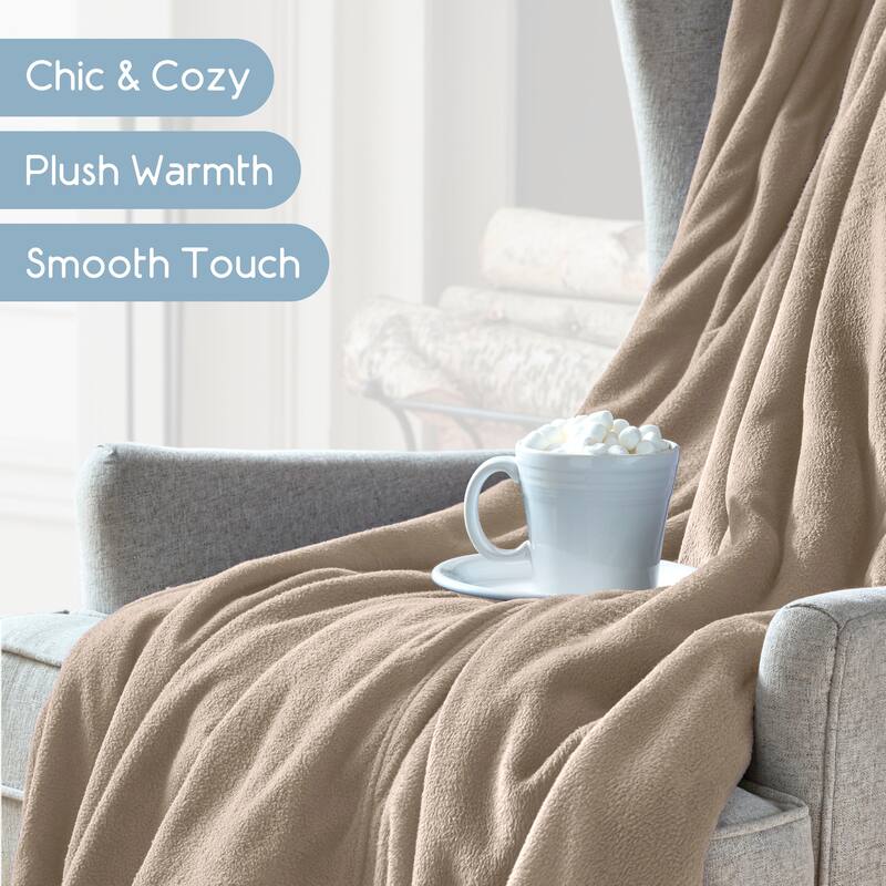 Vellux Microfleece - Super Soft Lightweight All Season Blanket