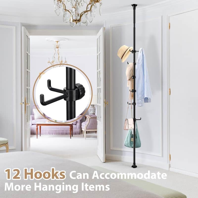 Coat Rack Freestanding - 110"D x 50"W x 56"H