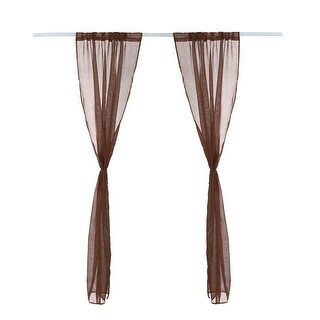 Unique Bargains Unique Bargains Window Treatment Sheer Curtain