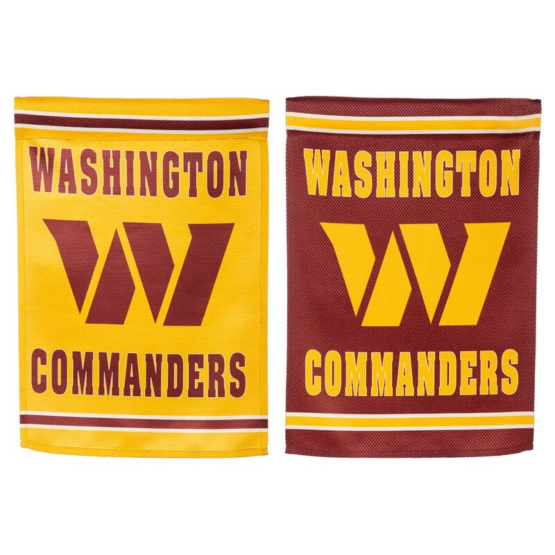 Embossed Suede Flag, Garden Size, Washington Commanders