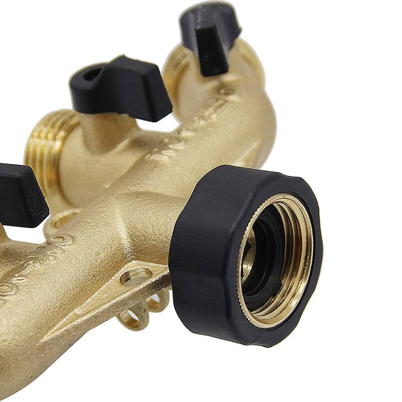 4 Way Brass Hose Splitter Solid Brass Hose Connector
