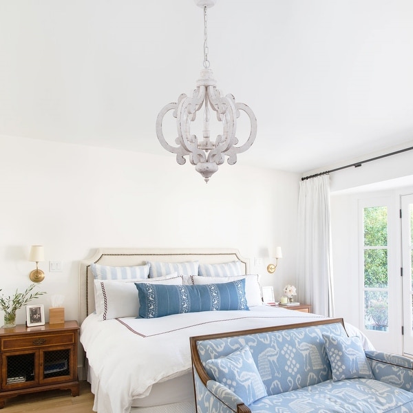 White chandelier for bedroom cheap
