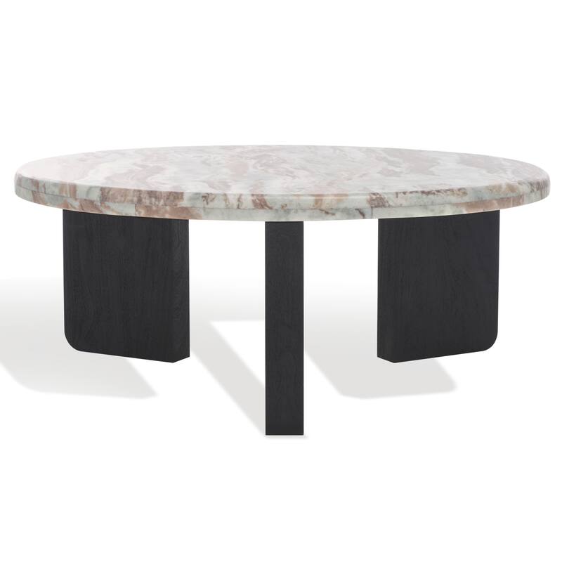 SAFAVIEH Couture Malkin Round Marble Coffee Table - 38Wx38Dx15H