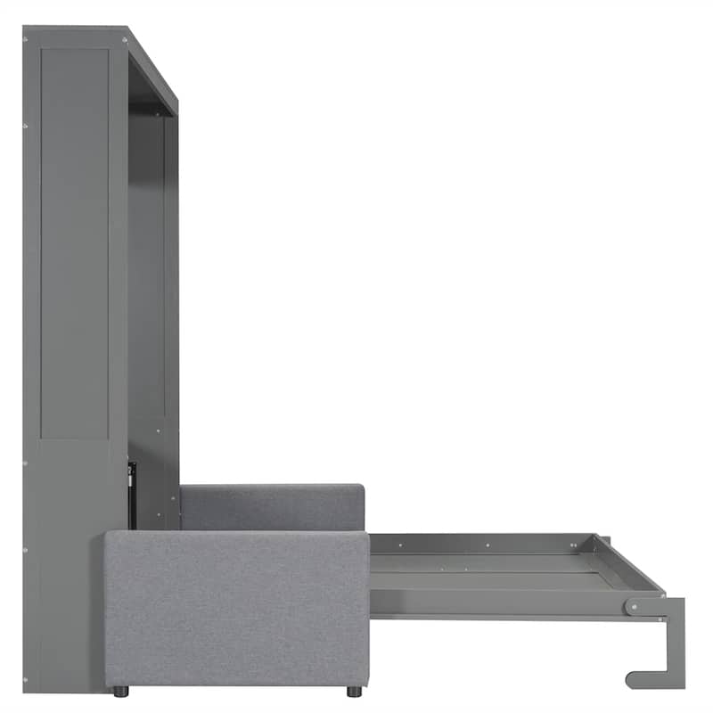 Queen Size Murphy Bed Wall Bed with Cushion