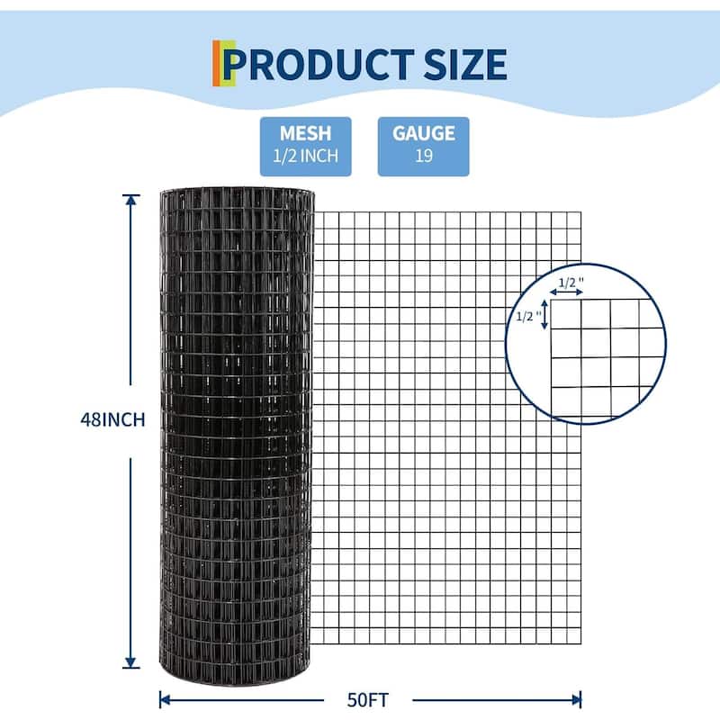 Galvanized Wire Fencing, for Bird Gopher Rabbit Snake