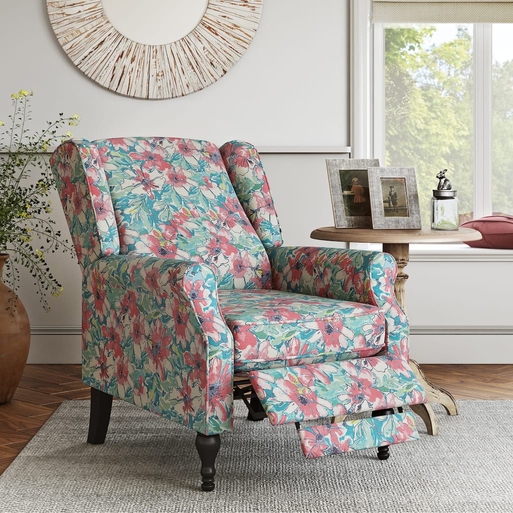 Copper Grove Hale Wingback Push Back Recliner Chair