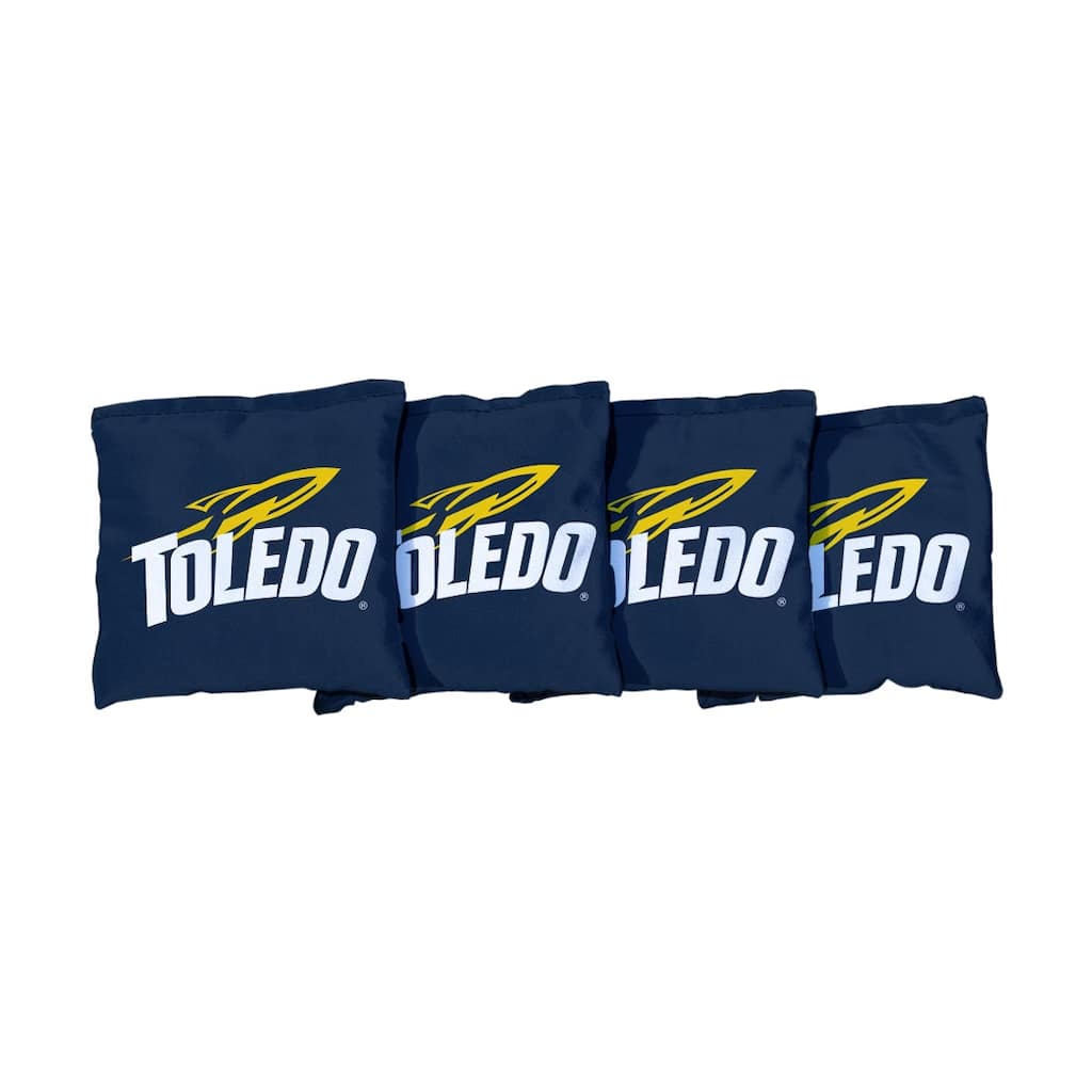 Toledo University Rockets Blue Cornhole Bags