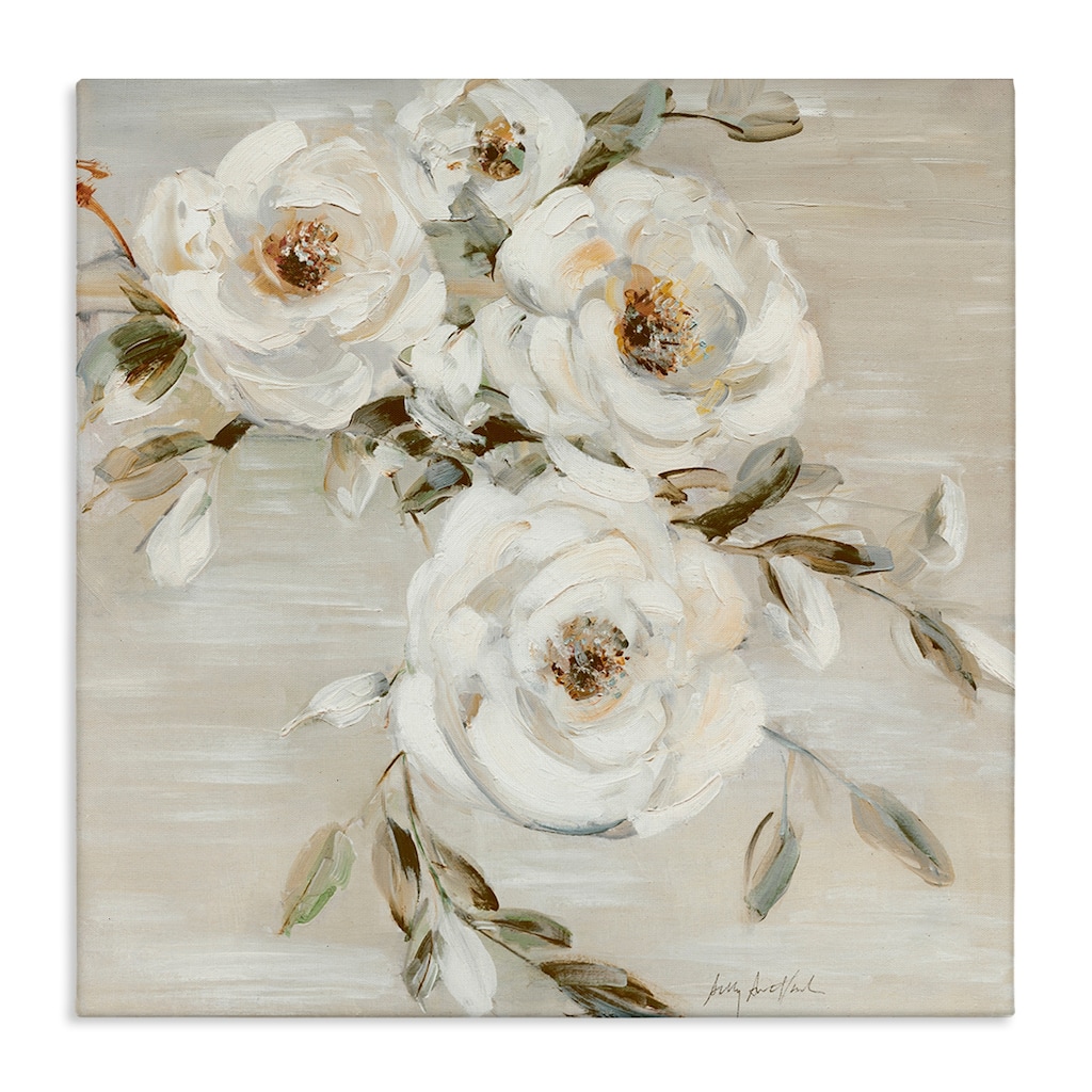 Stupell Neutral Rose Trio Canvas Wall Art Design By Sally Swatland
