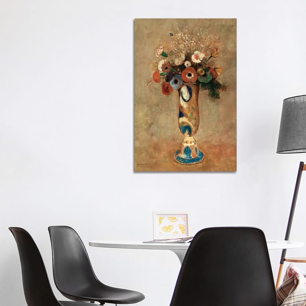 iCanvas "Vase of Flowers, 1912 " by Odilon Redon Canvas Print