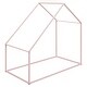 preview thumbnail 7 of 6, Twin Size House Kid Bed,Metal Twin House Bed For Kids,Pink