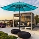 preview thumbnail 6 of 56, Gymax 10ft 3 Tier Patio Market Umbrella Aluminum Sunshade Shelter