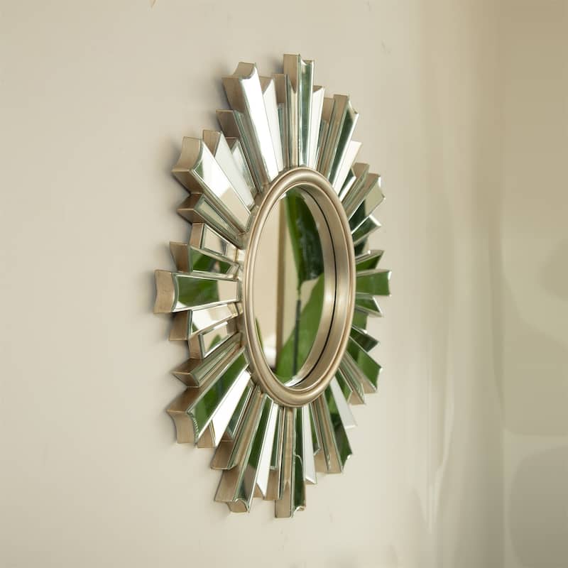 Sculptural 26" Sunburst Mirror