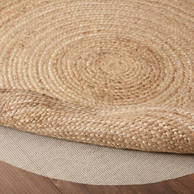 Harlow Jute Rug w/ Pad 3ft Round - 3' Round