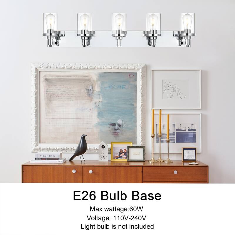 Modern Bathroom Lights with Clear Shape