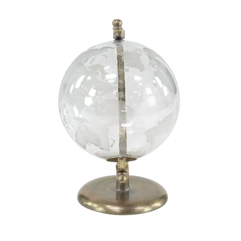 White Aluminum Traditional Globe
