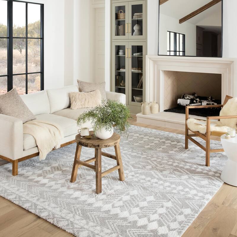 Alexander Home Kazi Moroccan Shag Area Rug - 2' 7" x 12' - Runner