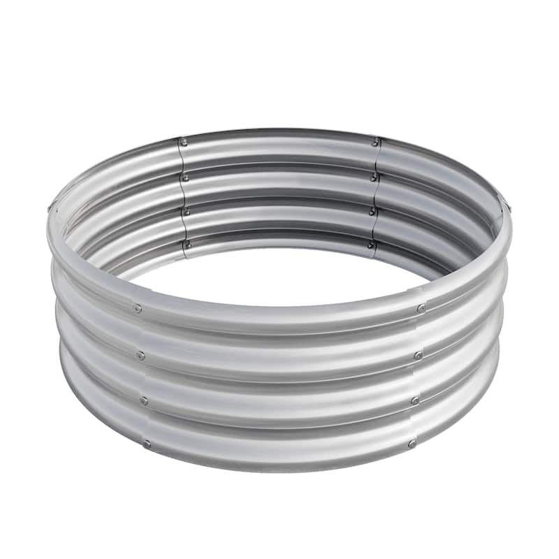 Galvanized Metal Raised Garden Bed for growing vegetables herb flowers