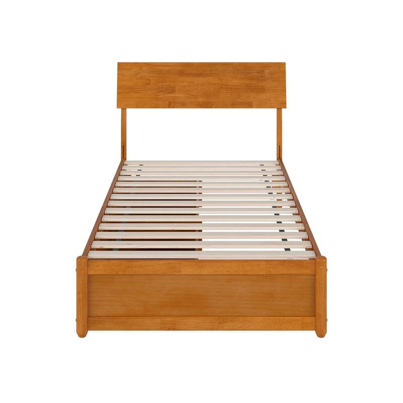 Norla Wood Platform Bed with Storage Drawers