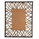 preview thumbnail 6 of 4, Teak Branch Beveled Rectangular Wall Mirror - 56" - Walnut Brown