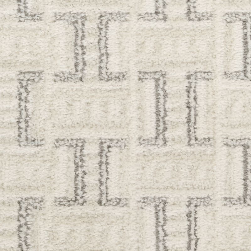 Nourison Nordic Indoor only Grey Geometric Area Rug