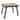 HIGOLD Nofi 4.0 Patio Dining Table Teak Painting Table Top Aluminum Frame for Outdoor Garden Lawn Backyard Bistro, Square