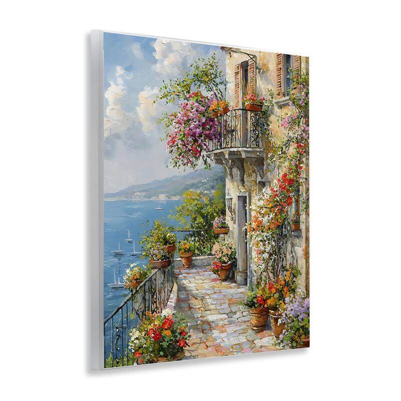 Stupell Botanical Lined Seaside Wall Plaque Art Design By Franklyn Gregory