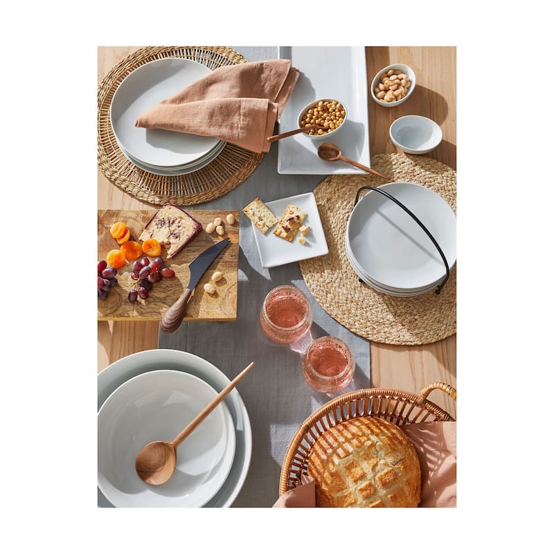 Whiteware Porcelain Dinnerware Cereal Pasta Bowl, 20 oz. Dishwasher Safe