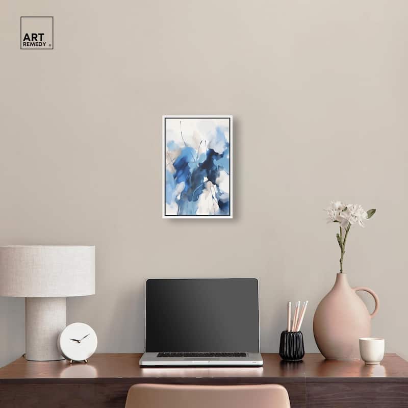 Fleur Bleue I Canvas by Art Remedy