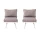 Option 2PC Armless Seater Sofa