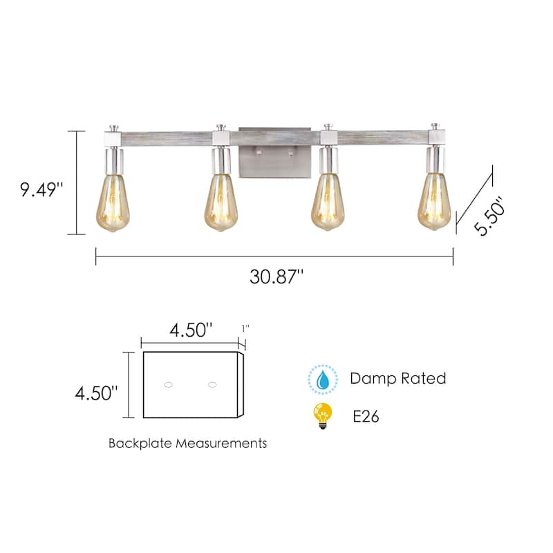 Westbury 4-Light Bath/Vanity Light