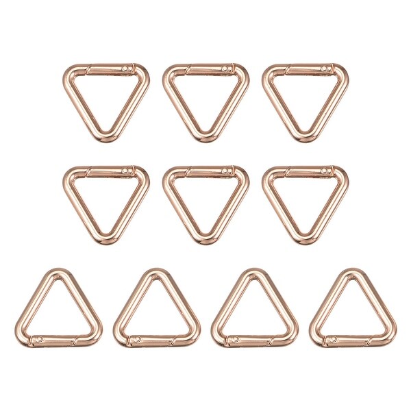 Triangle Key Ring Spring Snap Clip Keychain Kettle Buckle - Bed