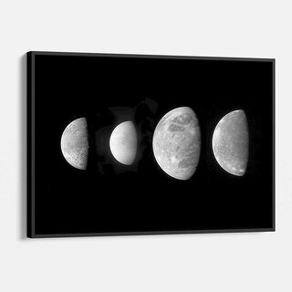 Black Moon Wall Art Canvas 1171 - Bed Bath & Beyond - 39913440