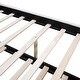 preview thumbnail 21 of 20, Twin Size Sofa Platform Bed Frame with Twin Size Trundle Bed, Cashew Nut Shape Upholstered Headboard Wood Supporting Feet