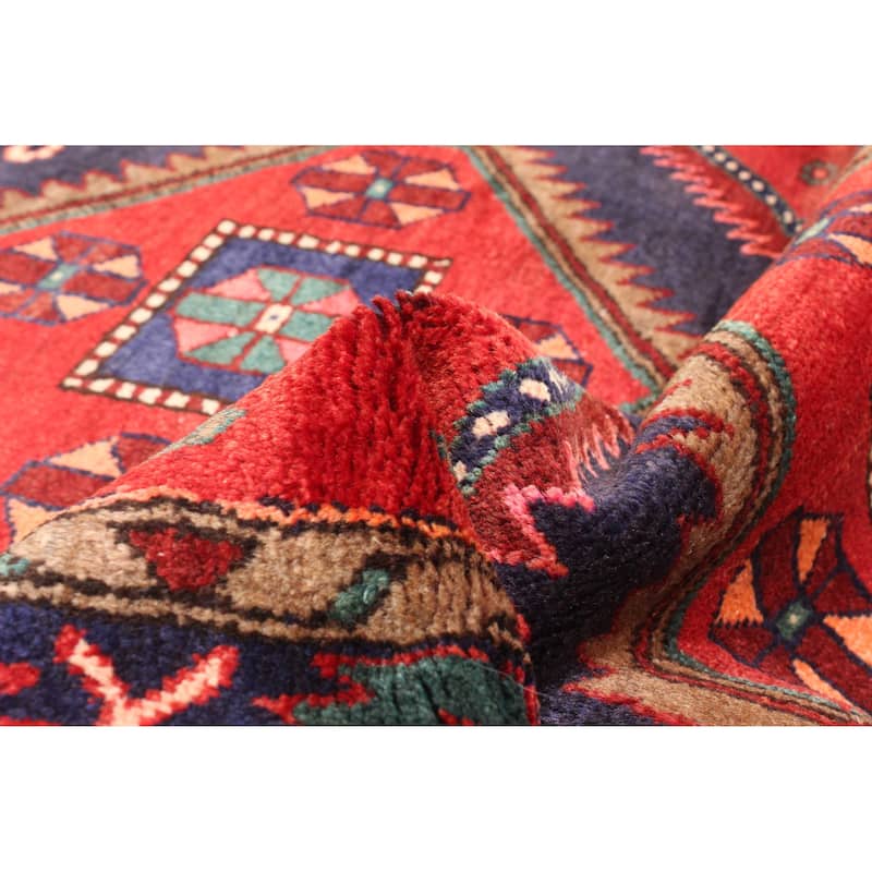 ECARPETGALLERY Hand-knotted Konya Anatolian Navy Wool Rug - 3'6 x 7'11