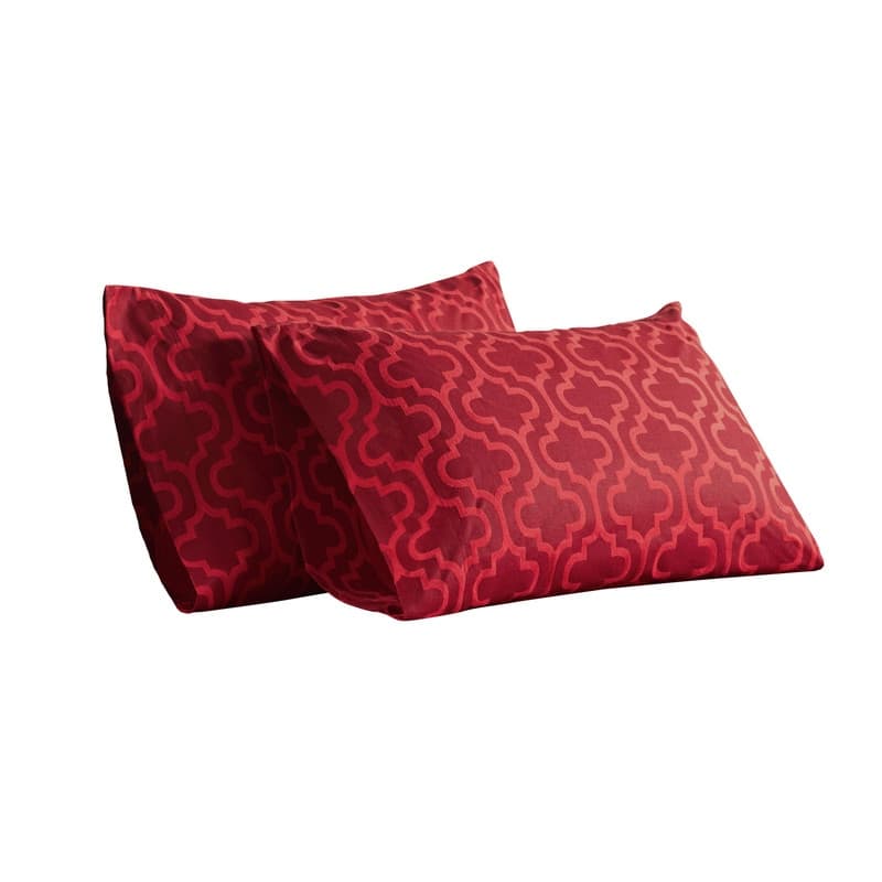 Superior All Season Brushed Flannel Trellis Pillowcase Set (Set of 2)