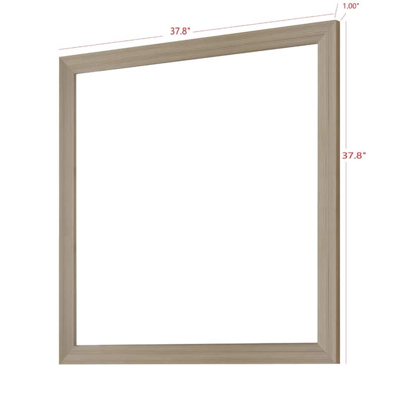 Wallace Dresser Mirror - Light Grey