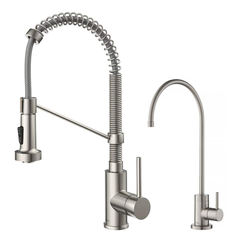 Kraus Bolden 1.8 GPM Single Hole Pull-Down Faucet - Spot Free Stainless Steel