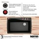 preview thumbnail 12 of 56, Karran Drop-In Quartz Composite 34 in Single Bowl Kitchen Sink with Accessories