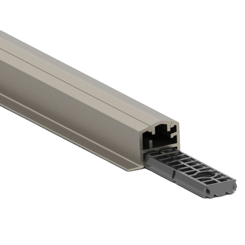 Ebbe America EK-LC375 Ebbe KERB 37.5" Low Shower Curb - Brushed Nickel