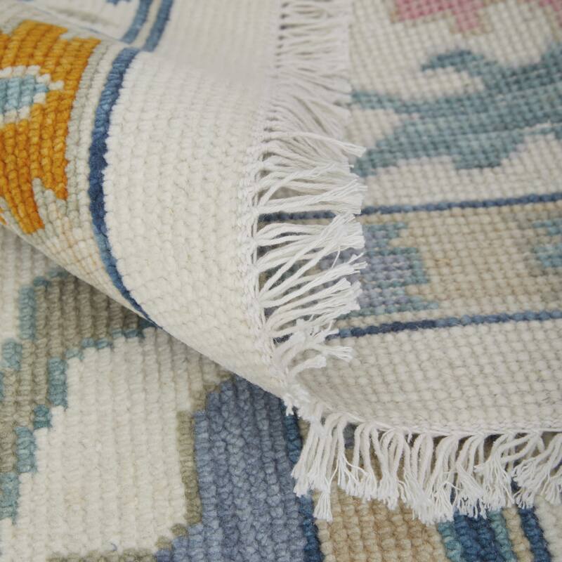 HomeRoots Floral Bohemian Rectangle Area Rug