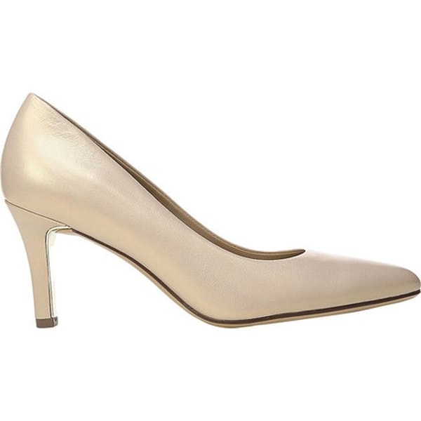 honey leather women's beverly pumps