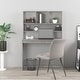 preview thumbnail 3 of 21, vidaXL Desk Engineered wood 40.2 x 17.7 x 58.3 in Desk